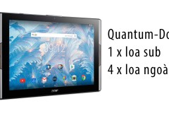 Acer giới thiệu Iconia Tab 10 màn hình chấm lượng tử và Iconia One 10 2 cổng microUSB