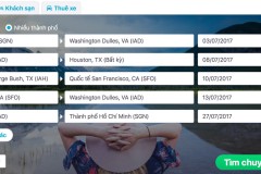 Skyscanner - tìm và so vé máy bay của nhiều hãng hàng không, cho phép chọn nhiều chặng bay