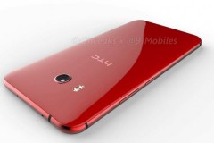Rò rỉ hình ảnh render của HTC U 11 phiên bản màu đỏ