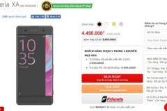 Sony Xperia XA với thiết kế trẻ trung, camera chất tiếp tục hạ giá