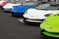 Cùng chiêm ngưỡng gần 100 siêu xe khủng thuộc câu lạc bộ Lamborghini tại Mỹ