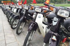 Cuộc hội ngội của hàng trăm tay đua xe máy Honda Dream II tại Vĩnh Phúc