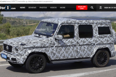 Mercedes-Benz G-Class 2019 sở hữu hệ thống treo độc lập phía trước và chiều rộng gia tăng