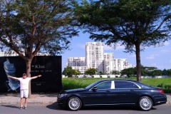 Mercedes-Maybach S400 4Matic của Khải Silk liên tục “khoe dáng” kiêu sa