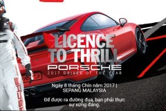 Sẵn sàng bùng nổ cùng chương trình “Licence to Thrill” của Porsche Châu Á Thái Bình Dương
