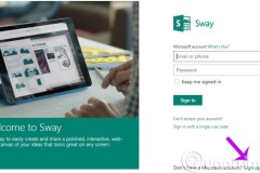 Hướng dẫn sử dụng Microsoft Sway nền web
