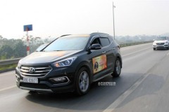 Dàn xe Hyundai SantaFe trăm chiếc tạo hình cực ấn tượng tại Việt Nam