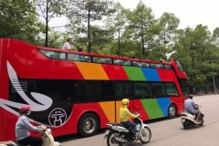 Lộ trình xe bus 2 tầng "mui trần" chạy thử Hà Nội City Tour