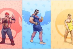 [Giải trí] Khi những nhân vật quen thuộc của Nintendo hoá "cơ bắp" dưới bàn tay hoạ sĩ