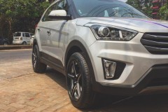 Hyundai Creta được tinh chỉnh với đèn sương mù "viên đá" như trên xe nhà Kia