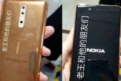Xuất hiện hình ảnh thực tế phiên bản Nokia 8 màu vàng đồng