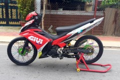 Exciter 135cc phiên bản hóa cọp mạnh mẽ cực kỳ hầm hố