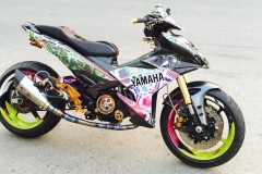 Exciter 150 ấn tượng với ảo ảnh mãng xà trong bản độ tâm huyết