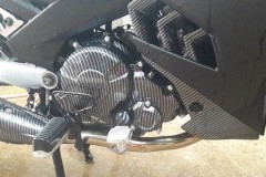 Exciter 150 độ cực ngầu với dàn chân Carbon hoàn hảo