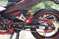 Exciter 150 độ sắc đỏ bao trùm của dân chơi Bạc Liêu