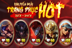 Khuyến mãi trang phục “hot” từ 21/8 – 24/8