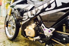 Satria 150 Fi phiên bản độ siêu tuyệt mỹ với nhiều đồ chơi chất lượng cao