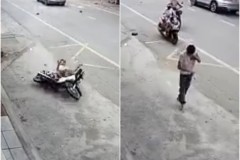 Thanh niên chạy max Speed bị tông văng xa 10m...& đứng dậy như 1 vị thần