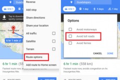 Tránh phí cầu đường và tiết kiệm tiền với tính năng Google Maps GPS
