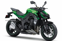 Z1000 2018 ra màu xanh đen mới với chút thay đổi nhỏ so với 2017