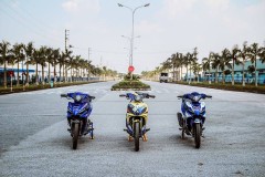 Bộ ảnh đẹp ngất ngây của 3 chiếc Exciter 135 gác cổng phía Nam ' Thủ Đô '