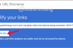 Cách rút gọn link và tạo mã QR bằng goo.gl