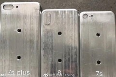 Lộ ảnh so sánh khuôn đúc 3 phiên bản iPhone 2017