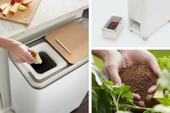 Thùng rác tại gia biến thức ăn thừa thành phân bón