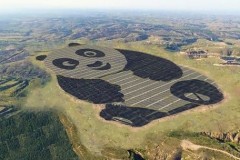 Trung Quốc xây dựng nhà máy điện hình gấu trúc