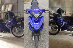 Exciter 135 độ ý tưởng xe chạy sân 201m đường thẳng