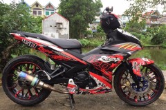 Exciter 150 độ dàn chân cứng cáp đi đôi nòng súng uy lực