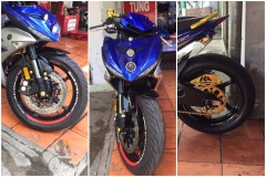 Exciter 150 độ full option PKL với quả đầu độc nhất vô nhị