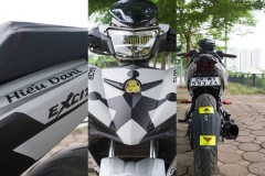 Exciter 150 độ phiên bản kỷ niệm 1 vạn km bên nhau của chủ xe và chiến mã