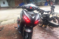 Exciter 150 độ phong cách siêu nhân đen với nhiều đồ chơi cực ngầu