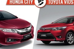 Giá lăn bánh của Honda City và Toyota Vios là bao nhiêu giữa tâm bão giá?