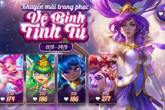 Khuyến mãi các trang phục Vệ Binh Tinh Tú trước đây từ 11/9 – 14/9