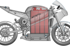 Nhóm sinh viên Canada chế tạo thành công môtô điện 200 mã lực