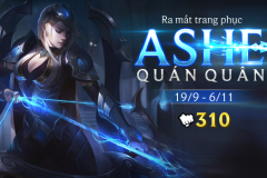Ra mắt trang phục Ashe Quán Quân từ 19/9 – 6/11
