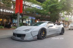 Sài Gòn: Ferrari 458 độ LibertyWalk dạo phố cuối tuần thu hút mọi ánh nhìn