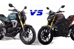 So kè sức mạnh Honda Cb150r Exmotion và Yamaha TFX 150