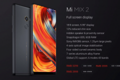 Chính thức: Siêu phẩm Xiaomi Mi Mix 2 không viền đã lộ kiểu dáng, giá bán cũng như cấu hình