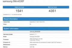 Galaxy A5 2018 tiếp tục lộ sức mạnh trên Geekbench, lần này là phiên bản chip Exynos