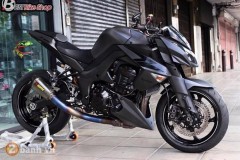 Kawasaki Z1000 đầy sắc bén trong phiên bản Matte Black