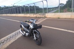 Wave S độ đậm chất thể thao với tổng thể siêu nhân đen cá tính