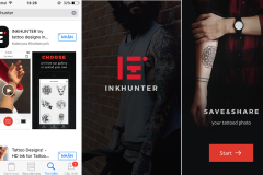 Xăm mình không đau, không tốn tiền với ứng dụng INK Hunter