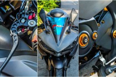 Yamaha R15 độ kiểng nhẹ khoe dáng của biker nước bạn