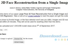 Biến hình ảnh khuôn mặt thành mô hình 3D trong chớp mắt