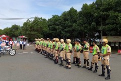 CSGT phục vụ APEC được tập huấn kỹ năng lái môtô