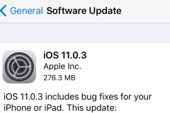 Apple âm thầm cập nhật vá lỗi iOS 11.0.3 cho iPhone, iPad