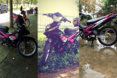 Exciter 135 độ đầy cá tính với tông màu hồng cánh sen